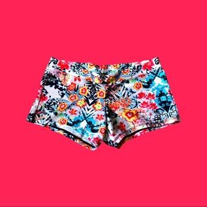 Funky Geometric & Floral Athletic/Yoga Shorts